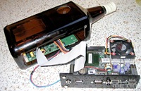 Assembling Pc In A Bottle Of Whisky 02